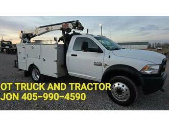 2016 dodge ram 5500 4wd 5000lb crane mechanics service bed truck 6.7l