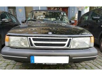 saab 900 turbo cabrio schwarz oldtimer wer...