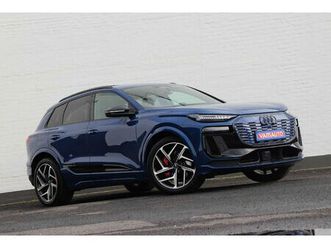 audi sq6 e-tron edition one blue - pano/360/b&o/s-seat/oled/21inch