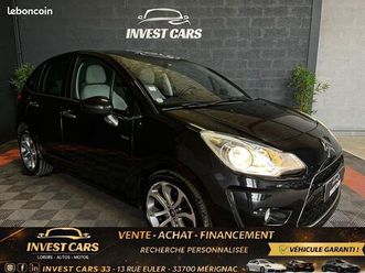 citroen c3 1.6 hdi 92ch exclusive bvm5 5p - 3ème main - toit pano + gps - garantie 6 mois minimum