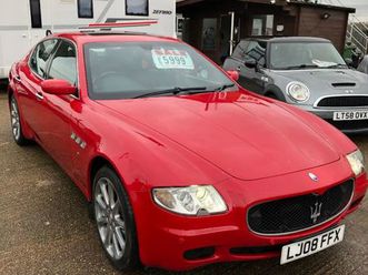 2008 maserati quattroporte gte 4.2 zf 1 off red special order