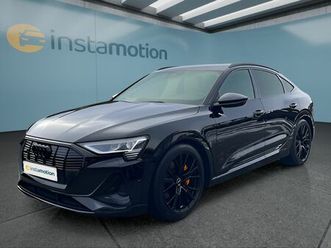 audi e-tron sportback 55 quattro s line black edition 300 kw