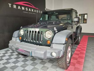 jeep wrangler 2.8 crd 177 cv sport avec bache bestop / attelage / pneus bf neufs / distri ok 2021