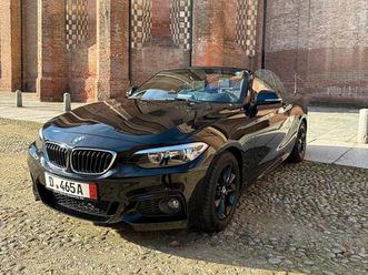 bmw 218i cabrio msport 136 cv nera neopatendati