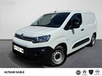 citroën berlingo van (3) m 650kg bluehdi 100 bvm driver (am34) 4 portes (juin 2021) (co2 143)