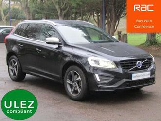 volvo xc60 2.0 d4 181 r design lux nav * £35 tax * ulez * euro 6 * new mot *