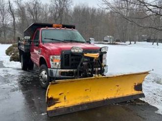 2009 ford f-350 6.4 powerstroke diesel, dump, plow & sander
