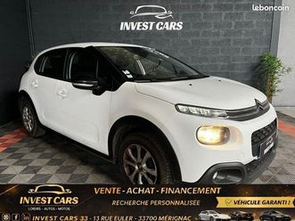citroen c3 1.2i 82ch feel business bvm5 - 3ème main - distribution ok - garantie 6 mois minimum