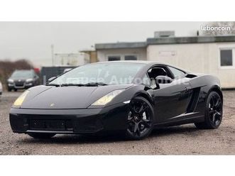 lamborghini gallardo lp 520 nera 5.0 v10 520ch n89/185 - historique d'entretien complet - lift - caméra - clim - awd - xenon - 52000km