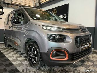 citroen berlingo bluehdi 100 xtr shine affichage tete haute grip control attelage 101 000 kms