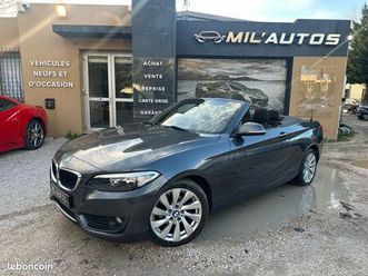 bmw série 218d cabriolet 150ch lounge