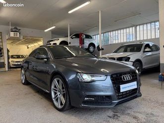 rare - audi a5 3.0 tdi 245 ch quattro s-line tiptronic 8 - audi magnetic ride - chauff. stationn. - line & front assist - bang & olufsen - sièges chauff. - gara