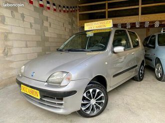 fiat seicento 1ere main 1.1 ess / entretien á jour, distri neuf, prêt à partir ◊