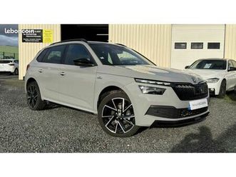 skoda kamiq tsi 150ch dsg7 monte-carlo | toit panoramique | camera | carplay | garantie 12 mois