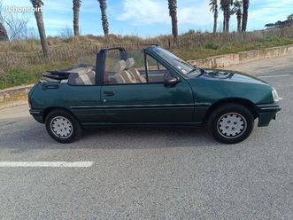 vends 205 cabriolet roland garros 1990