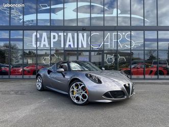 alfa romeo 4c spider - 240 - bv tct spider standard - première main - entretien alfa - garantie 12 mois
