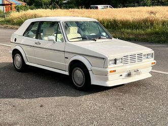 golf cabriolet 1800 gli special/white