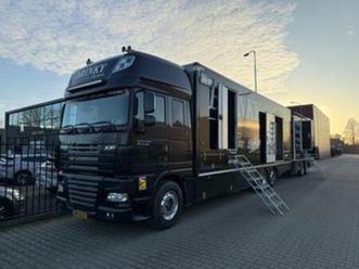 daf xf105 motorsport camper truck with trailer for rally aut — vrachtwagens — marktplaats