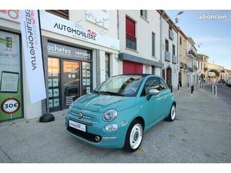 fiat 500 1.2 8v 69ch anniversario cabriolet - garantie 3 mois