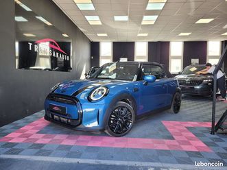 mini cabriolet f57 lci ii cooper 136 ch bva7 essential 2 eme main / suivi mini / sieges chauffants / radar ar / apple carplay
