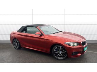 bmw 2 series convertible 220d m sport 2dr [nav] step auto