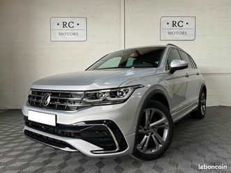 volkswagen tiguan r-line ehybrid 245 *régulateur adaptatif *jantes 19 *camera *carplay sans fil *accès/démarrage main libre *1°main *france *entretien 100% volk