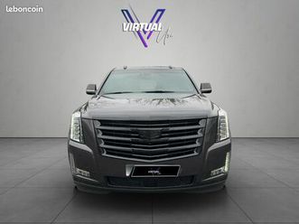 cadillac escalade 6.2 v8 platinum 426 ch – 6 places – tv – toit ouvrant – bose – full options
