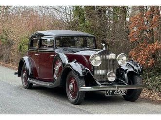 1933 rolls-royce 20/25 rippon sports saloon petrol manual