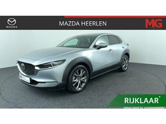 mazda cx-30 - 2.0 e-skyactiv-x m hybrid luxury | rijklaar | dealeronderhouden | navigatie | lederen bekl