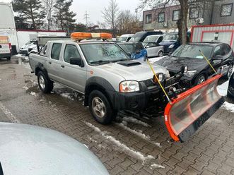 nissan np 300 doka 2,5tdci 133ps 4x4*schneepflug*tüvneu