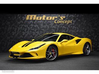 ferrari f8 tributo v8 720 ch - giallo triplo strato / carbone lift system xpel camera