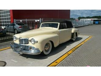 lincoln continental - continental v12 convertible coupe