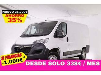 opel movano furgo 2.2 bluehdi l1h1 140cv 3p venta solo profesionales # garantia fab 04/2026,iva deducible, navy,parktronic