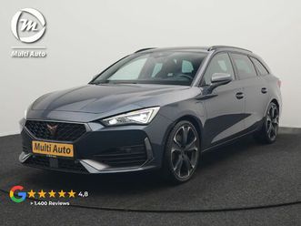 cupra leon sportstourer 1.4 e-hybrid vz plug in hybrid 245pk dealer o.h phev | adaptive cruise | camera | keyless | sportstoelen verwarmd | apple carplay | sfee