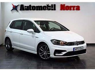 volkswagen golf sportsvan 1.4 tsi r-line back-kamera / dragkrok