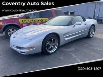 2001 chevrolet corvette base 2dr convertible
