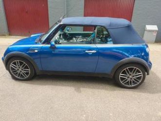 mini 1.6 16v cooper cabrio 2008 blauw — mini — marktplaats
