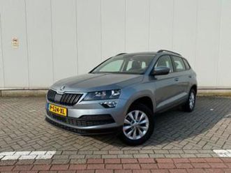 skoda karoq 1.0 tsi greentech 116 pk hand 2019 grijs — skoda — marktplaats