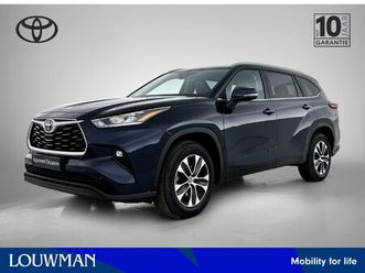 toyota highlander 2.5 awd hybrid style | btw voertuig | stoel + stuurverwarming | 7 persoons | leder | elektrische stoel |
