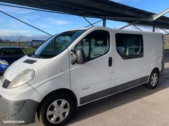vends renault trafic l2h1 dci150 cabine approfondie 6 places