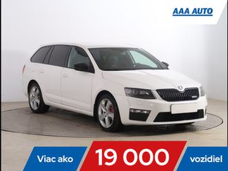 skoda octavia combi rs 2.0 tdirs, serv.kniha, koža, xenóny