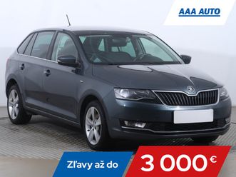 skoda rapid spaceback 1.0 tsi, serv.kniha, navigácia