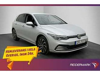 volkswagen golf 1.5 tsi kamera drag rattvärme carplay 150hk
