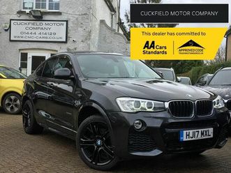 bmw x4 2.0 20d m sport suv 5dr diesel auto xdrive euro 6 (start/stop) (190 ps)