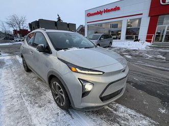 chevrolet bolt euv 2022 premier i toit panormique i cuir i sieges et volant chauffants i carplay i gps i securite active