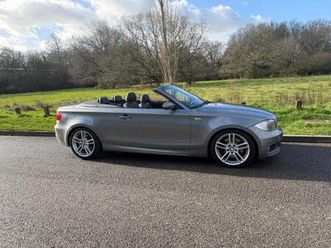 bmw 1 series 2.0d 123d m sport convertible 2dr diesel manual 2009/09