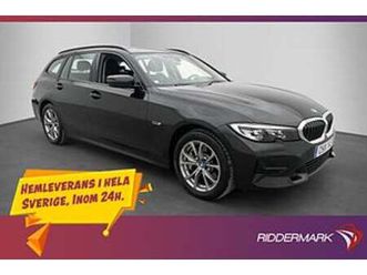 bmw 330e 292hk plug-in sport line navi sensorer led moms