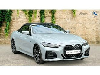 bmw 4 series 420i m sport convertible 2.0 2dr