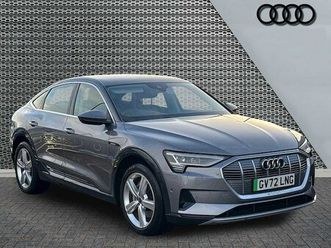 audi e-tron sportback technik 55 quattro