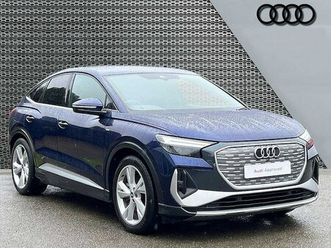 audi q4 sportback e-tron s line 40